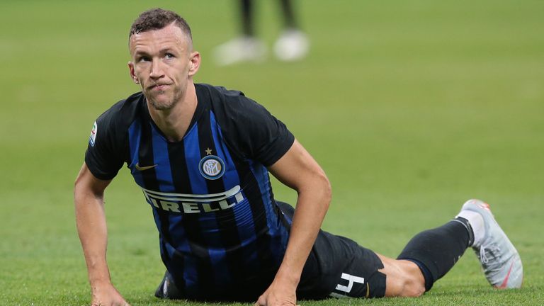 during the serie A match between FC Internazionale and Torino FC at Stadio Giuseppe Meazza on August 26, 2018 in Milan, Italy.