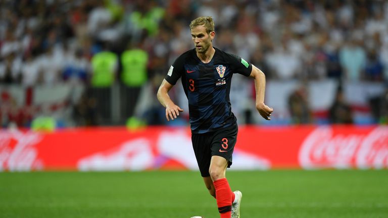 Ivan Strinic during the World Cup semi-final win over England