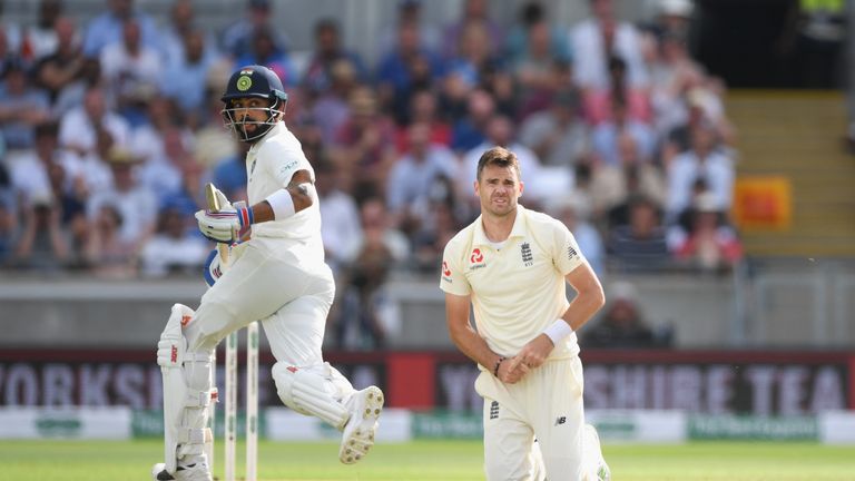 during day 3 of the First Specsavers Test Match at Edgbaston on August 3, 2018 in Birmingham, England.