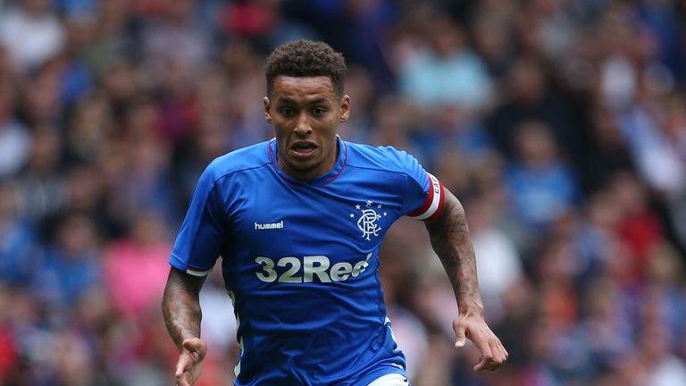 GLASGOW, SCOTLAND - JULY 29: James Tavernier of Rangers is seen during the Pre-Season Friendly match between Rangers and Wigan Athletic at Ibrox Stadium on July 29, 2018 in Glasgow, Scotland. (Photo by Ian MacNicol/Getty Images)