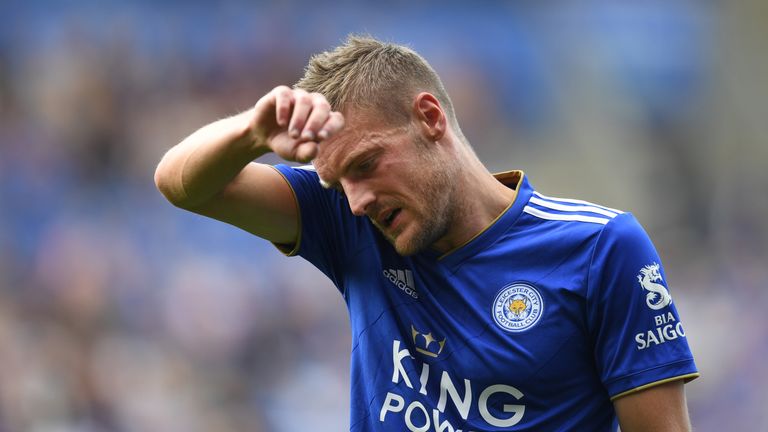 Jamie Vardy's sending off was one of the major refereeing talking points of the weekend