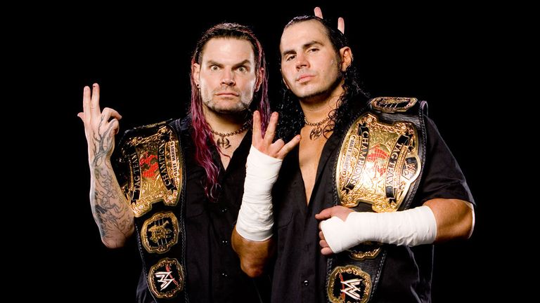 The Hardy Boyz won the first of their eight tag-team titles in WWE back in 1999