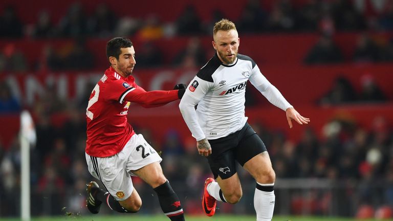 Former Derby County winger Johnny Russell 