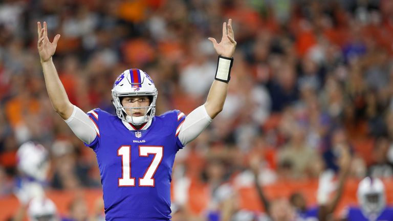 Josh Allen took over for McCarron against Cleveland Browns