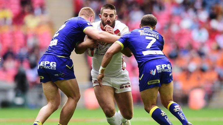 Julian Bousquet takes on the Wolves defence