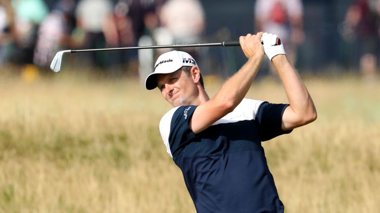 during the final round of the 147th Open Championship at Carnoustie Golf Club on July 22, 2018 in Carnoustie, Scotland.