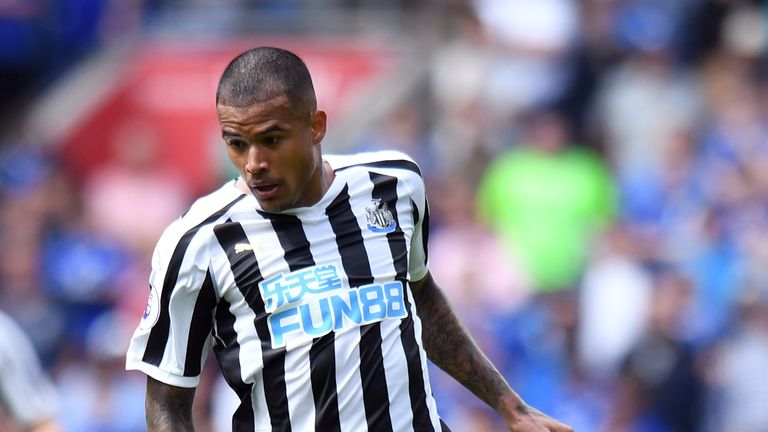 Kenedy in action for Newcastle against Cardiff
