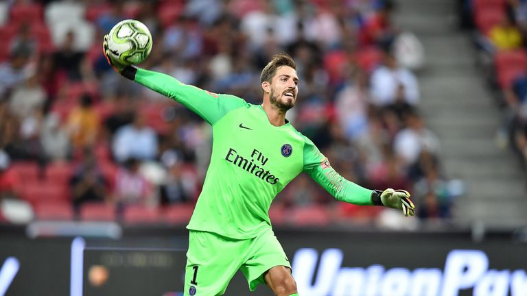 Kevin Trapp signed a five-year deal with PSG in 2015
