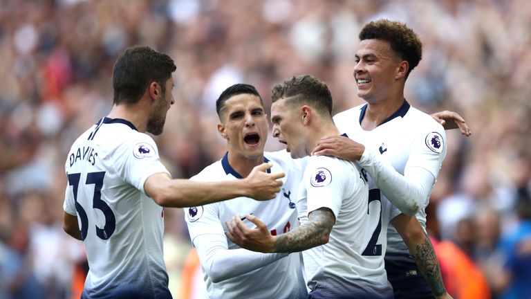 Kieran Trippier's stunning free-kick restored Tottenham's lead