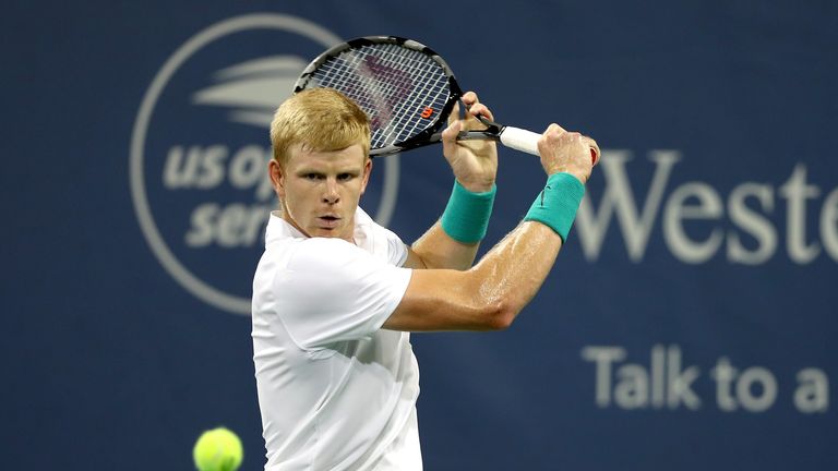 kyle edmund against deni shapovalov in cincinnati