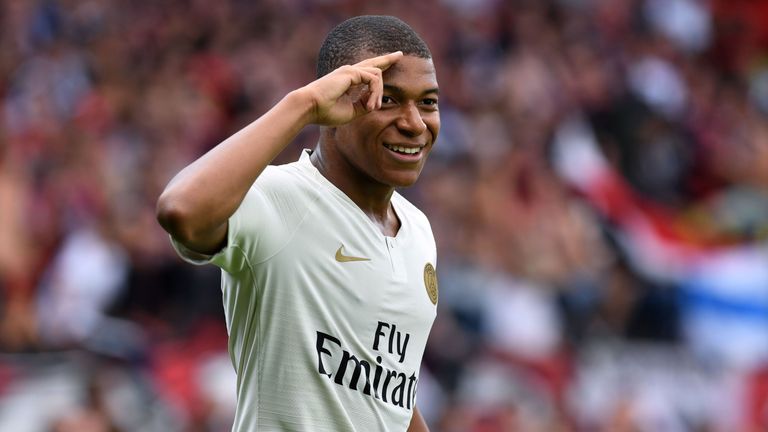 Kylian Mbappe was star man again for PSG on Saturday