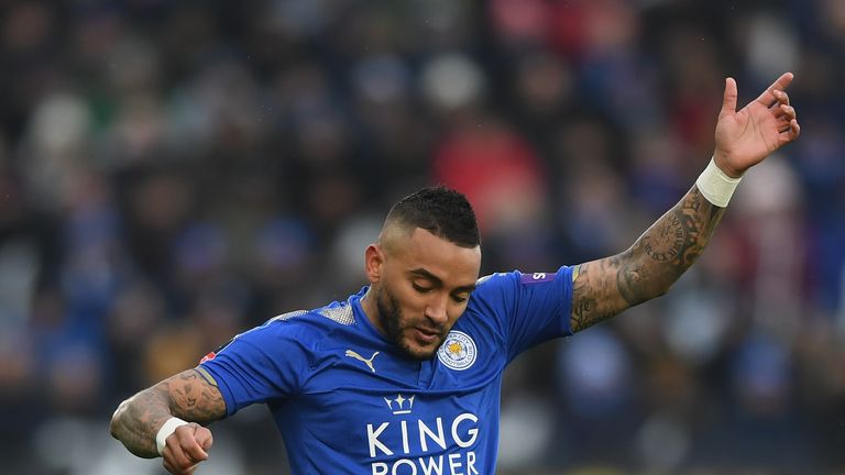 Danny Simpson at The King Power Stadium on March 18, 2018 in Leicester, England.