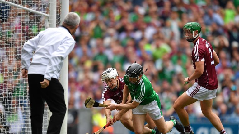 Graeme Mulcahy scores his first-half goal