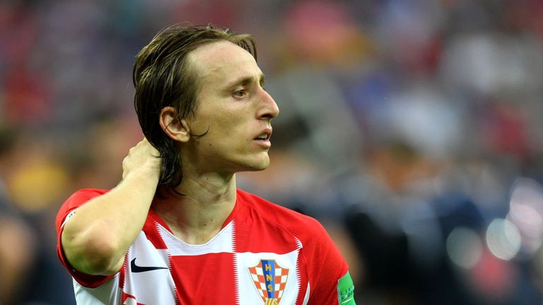 The Croatian international was named the best player at the World Cup.