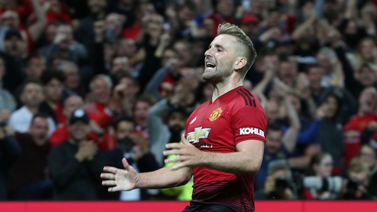  during the Premier League match between Manchester United and Leicester City at Old Trafford on August 10, 2018 in Manchester, United Kingdom.