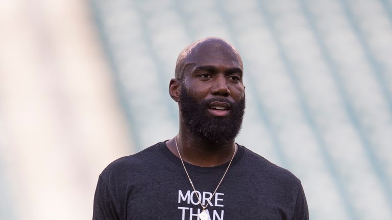 Philadelphia Eagles safety Malcolm Jenkins prior to the pre-season game against the Pittsburgh Steelers at Lincoln Financial Field on August 9, 2018