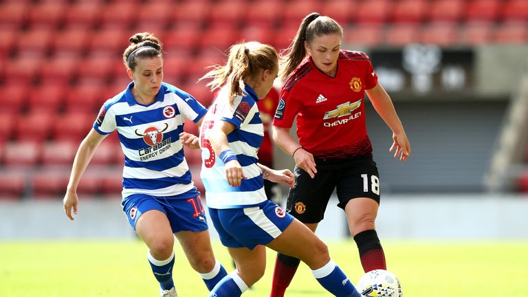 Manchester United Women 0 2 Reading Women United Beaten In First Home Game Since Relaunch