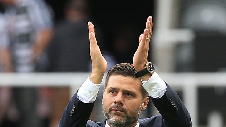 Mauricio Pochetinno after Tottenham&#39;s 2-1 win over Newcastle