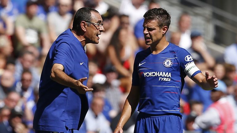 Chelsea head coach Maurizio Sarri is happy with his summer transfer business