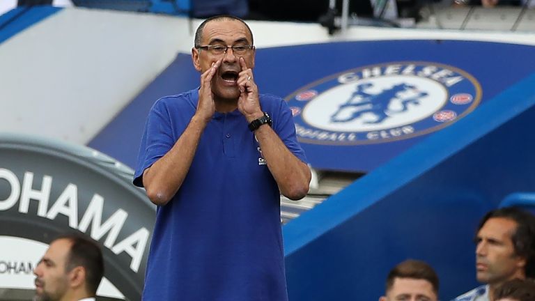 Maurizio Sarri admitted he does not yet consider Chelsea to be title contenders