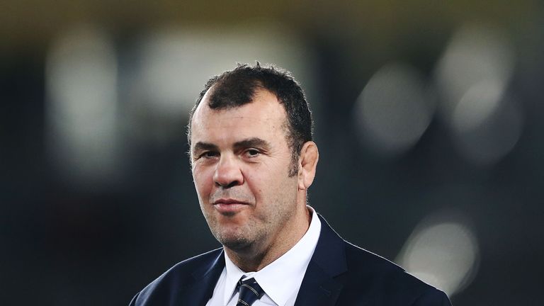 during The Rugby Championship game between the New Zealand All Blacks and the Australia Wallabies at Eden Park on August 25, 2018 in Auckland, New Zealand.