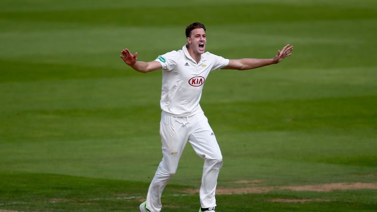  during day three of the Specsavers County Championship Division One match between Surrey and Nottinghamshire at The Kia Oval on August 31, 2018 in London, England.