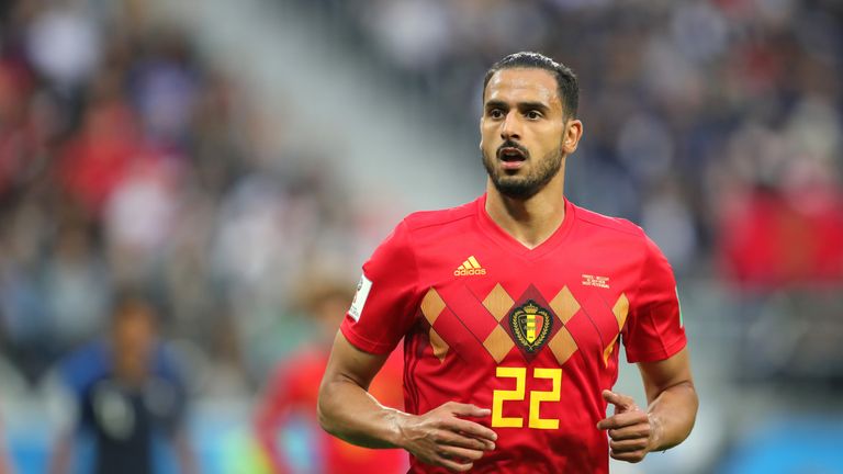 Nacer Chadli started for Belgium in their World Cup semi-final defeat to France
