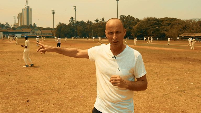 Nasser Hussain in Mumbai