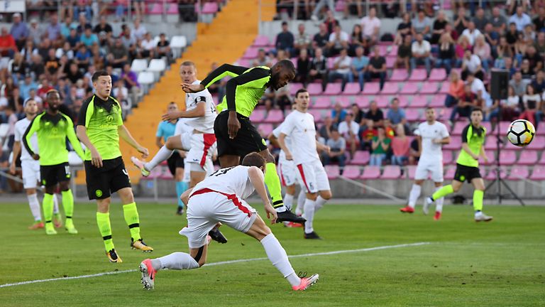 Olivier Ntcham headed Celtic into an early lead