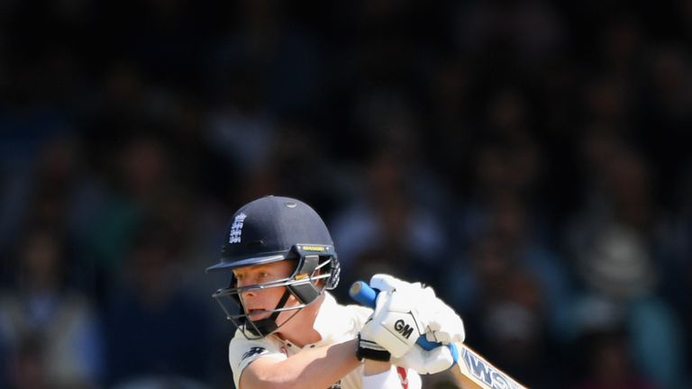 Ollie Pope during Day 3 of the 2nd Test Match between England and India at Lord's Cricket Ground on August 11, 2018 in London, England