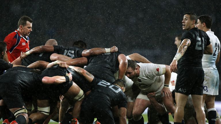 Owens officiated the England and All Blacks clash at Twickenham in 2014