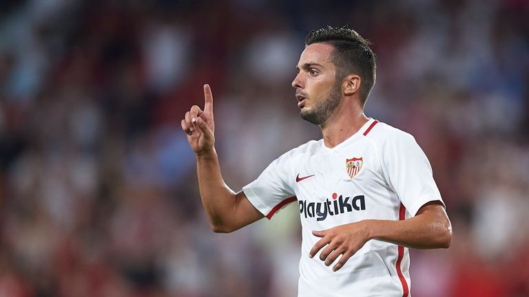 Pablo Sarabia scored Sevilla's only goal