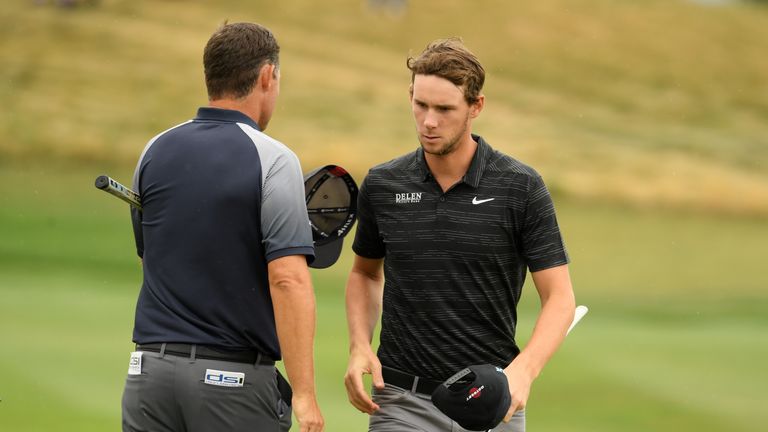  during Day Two of D+D REAL Czech Masters at Albatross Golf Resort on August 24, 2018 in Prague, Czech Republic.