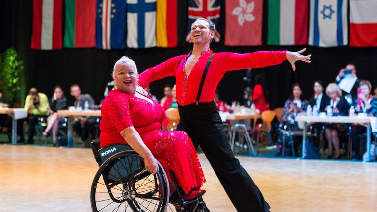 'Strictly Wheels', Paula Moulton and Gary Lyness, Para Dance Sport