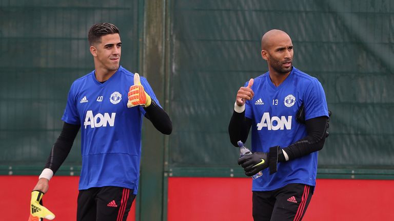 The arrival of Lee Grant (right) has given United another goalkeeping back-up