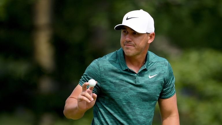 Brooks Koepka during the final round of the 2018 PGA Championship at Bellerive