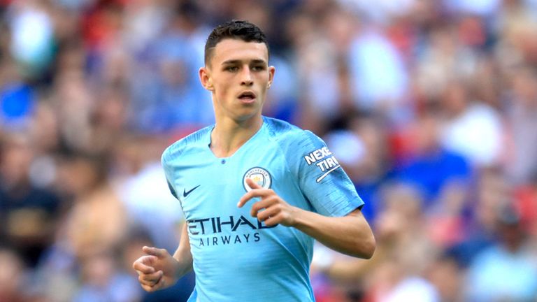 Phil Foden Manchester City Community Shield