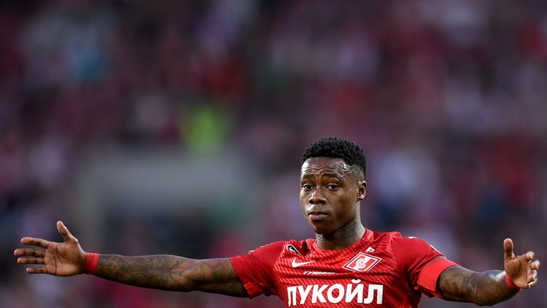 Quincy Promes rumoured to move from Spartak Moscow to Milan