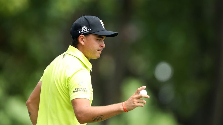 during the first round of the 100th PGA Championship at the Bellerive Country Club on August 9, 2018 in St Louis, Missouri.