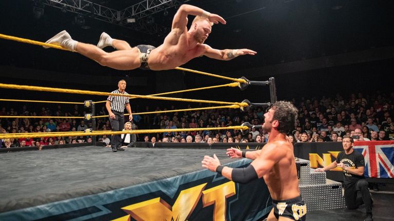 Roderick Strong came up short in his match against the always-impressive Tyler Bate