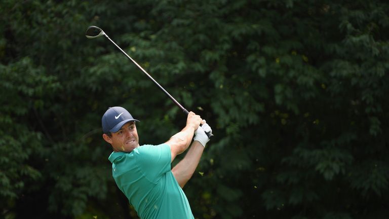 during the final round of the 2018 PGA Championship at Bellerive Country Club on August 12, 2018 in St Louis, Missouri.