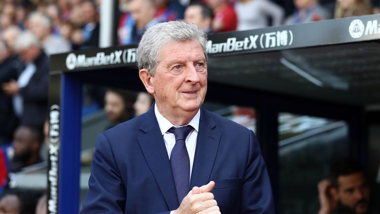 during the Premier League match between Crystal Palace and West Bromwich Albion at Selhurst Park on May 13, 2018 in London, England.