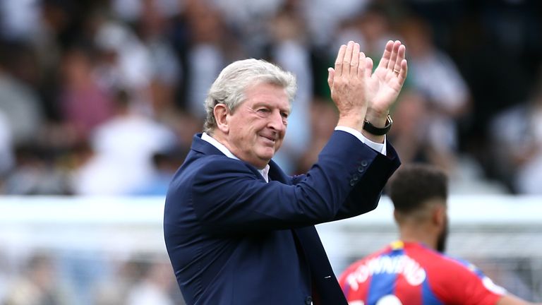 Crystal Palace manager Roy Hodgson at Craven Cottage