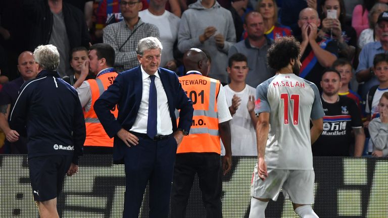 Roy Hodgson during Crystal Palace v Liverpool