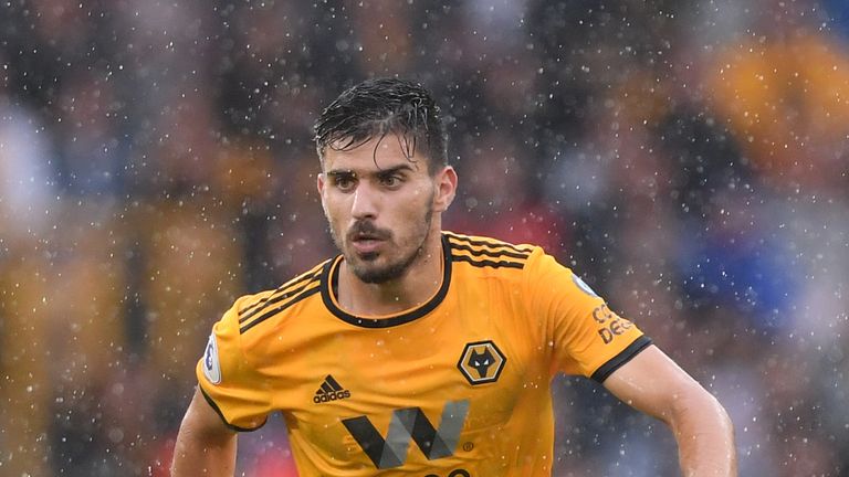 Ruben Neves during the Premier League match between Wolverhampton Wanderers and Everton FC at Molineux on August 11, 2018 in Wolverhampton, United Kingdom.