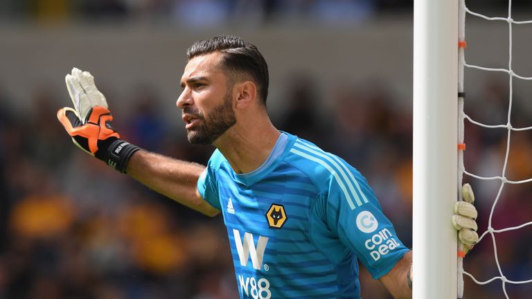 Rui Patricio pulled off a wonder-save to deny Raheem Sterling, but is still looking for his first Wolves clean sheet
