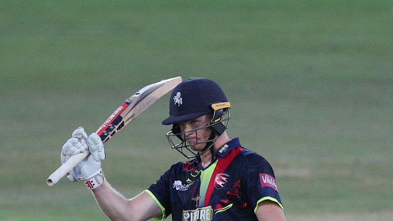Kent Spitfires captain Sam Billings top scored with 57 not out as his side defeated Somerset to secure a Vitality Blast quarter-final place