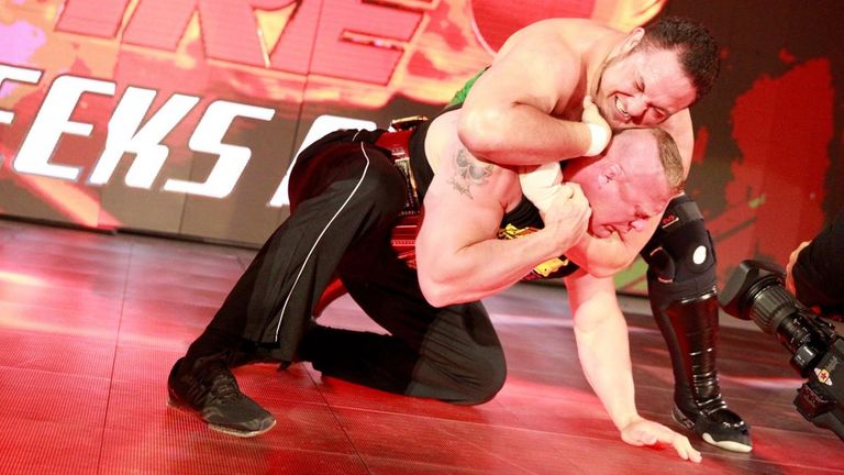 Joe had an excellent program with Brock Lesnar on Raw last year