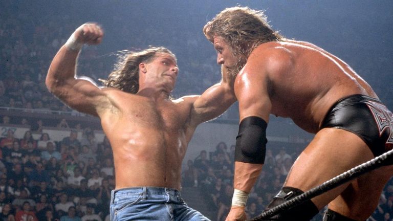 Shawn Michaels returned to the ring in 2002 to take on Triple H