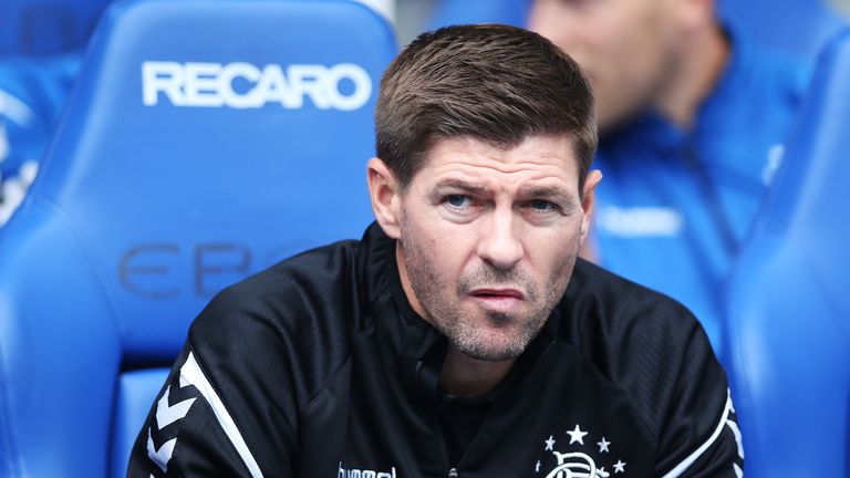 Steven Gerrard picked up his first league win as Rangers manager